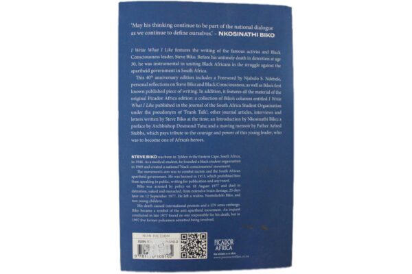 Back-min I Write What I Like: Steve Biko